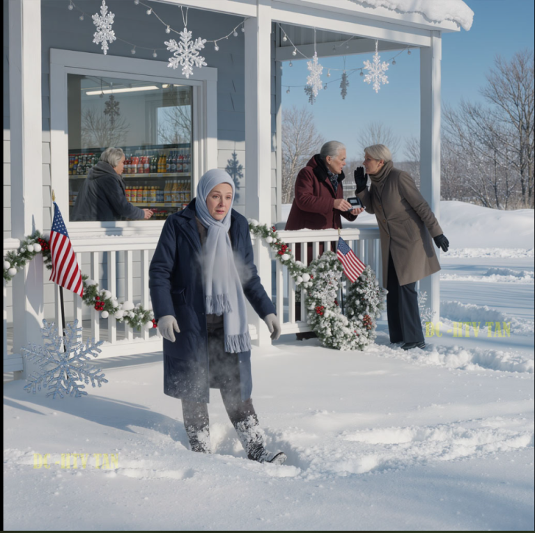 La femme à qui j'ai payé les courses : « Quand votre fils partira, ne touchez pas à la neige dans votre jardin. »