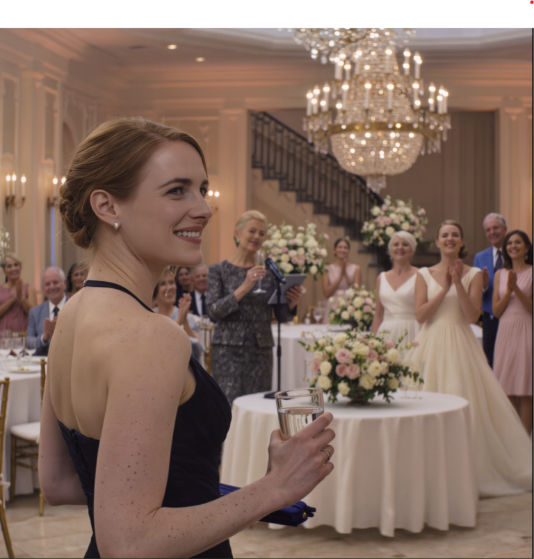 Au mariage de ma sœur, ma mère leva sa coupe de champagne : « À ma magnifique fille, la première de notre famille à avoir réussi sa vie ! » J'étais assise au fond de la table, non invitée aux photos de famille. Soudain, le téléphone de la mariée vibra. Elle regarda l'écran et se mit à hurler. Le photographe venait de taper mon nom sur Google…