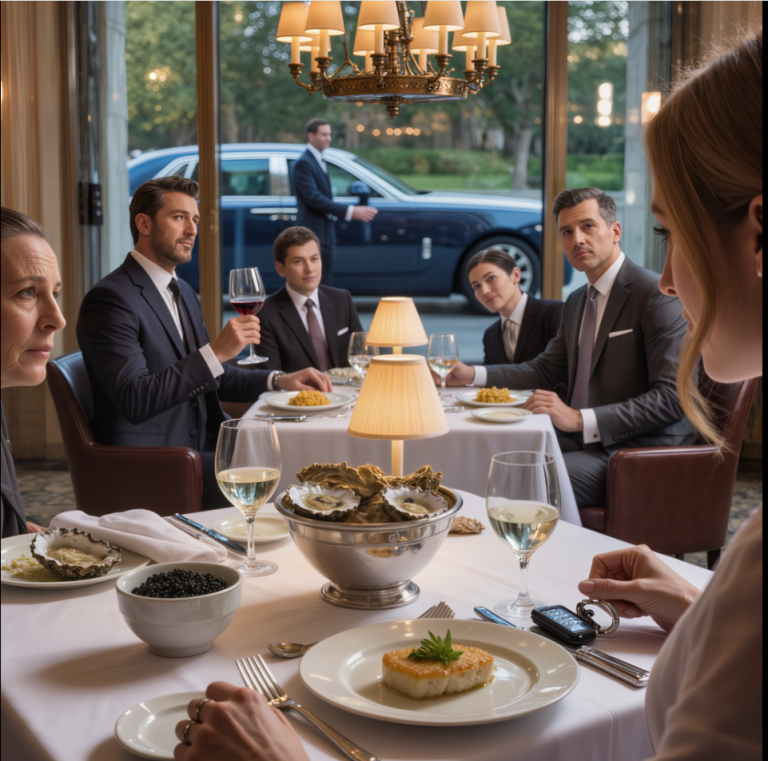 « Tu conduis toujours cette Honda de 15 ans ? » s'exclama mon frère en riant lors du dîner organisé pour les 65 ans de papa. « Quelle honte ! » approuva toute la table. Je souris. Quelques instants plus tard, le directeur du restaurant s'approcha : « Madame Sterling, votre chauffeur signale que la Rolls-Royce Phantom bloque l'entrée. Doit-il la déplacer ? » Mon frère devint livide lorsque le voiturier amena ma collection de voitures de luxe sur mesure à 8,5 millions de dollars…
