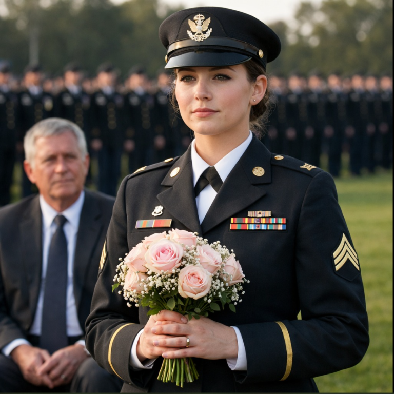 Mon père a ri à mon mariage militaire — jusqu'à ce que 150 soldats lèvent la main en signe de salut…