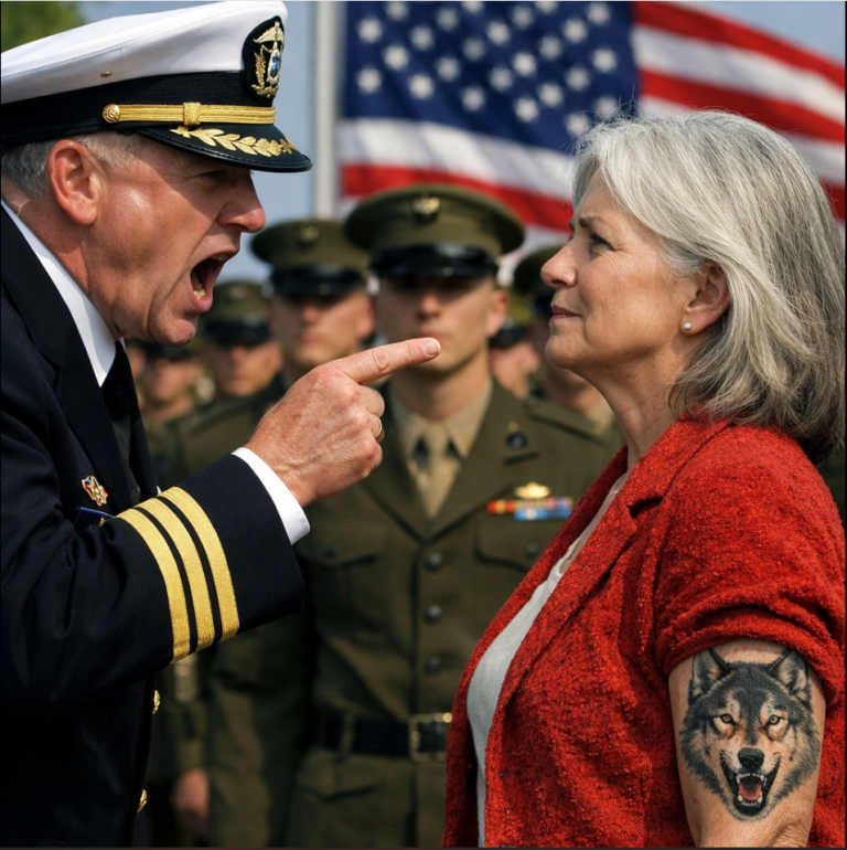Elle était venue assister à la remise des diplômes de son petit-fils — jusqu'à ce qu'un commandant du Corps des Marines des États-Unis aperçoive son tatouage et se fige.