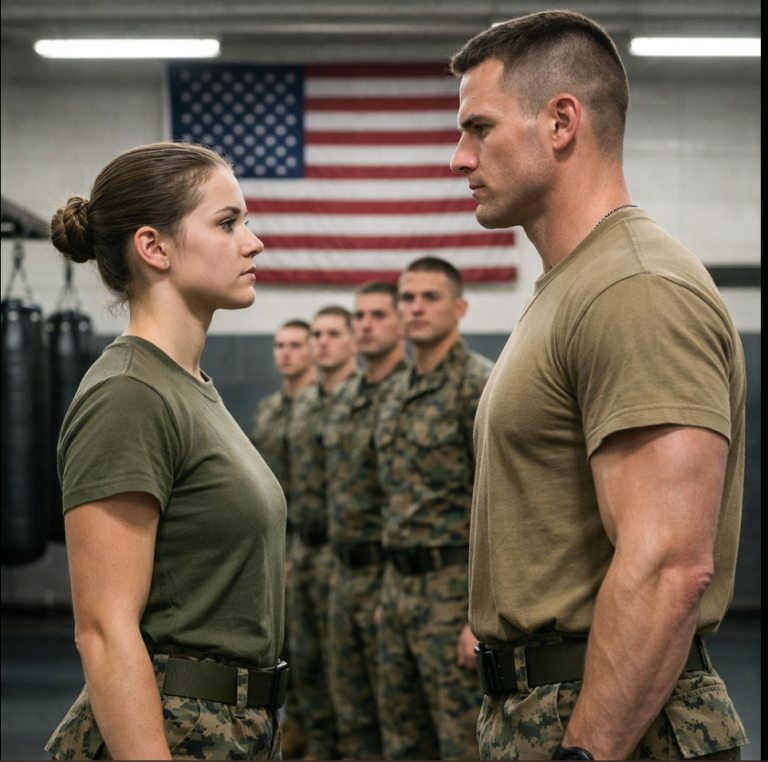 Un Navy SEAL lui demanda son grade sur le ton de la plaisanterie, mais lorsque le capitaine répondit, un silence de mort s'abattit sur toute la base. Un bruit métallique retentit…