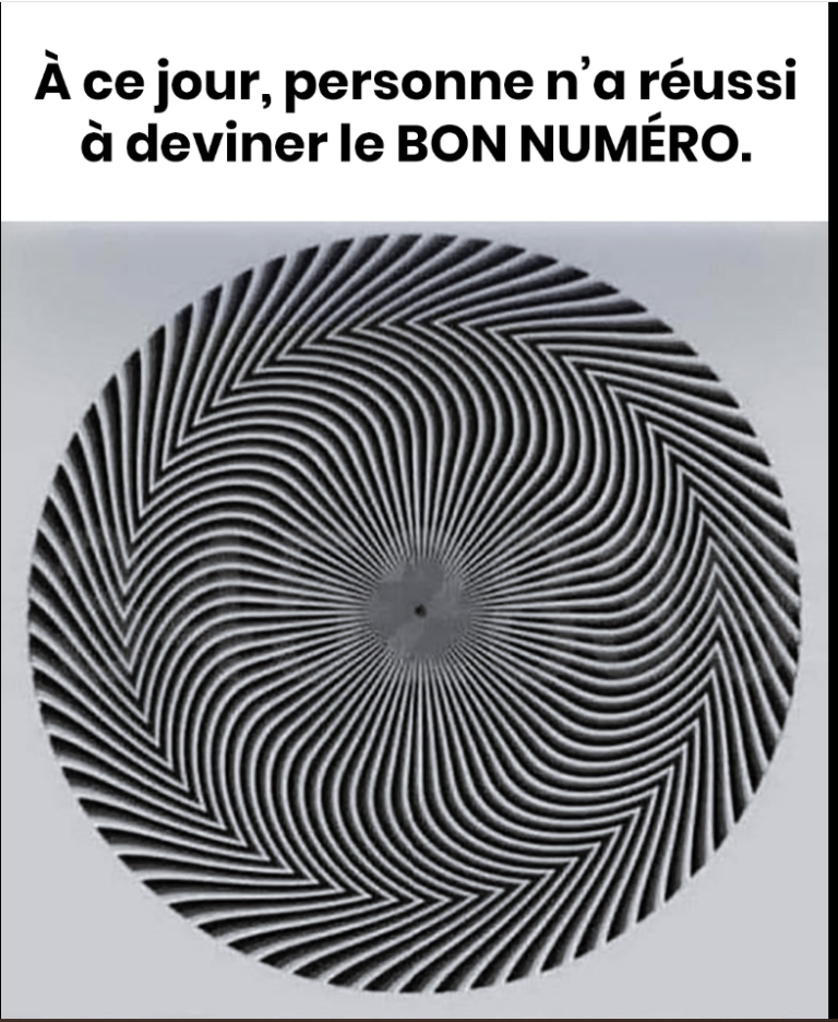 Cette illusion d’optique cache un nombre secret – et tout le monde ne le perçoit pas de la même façon