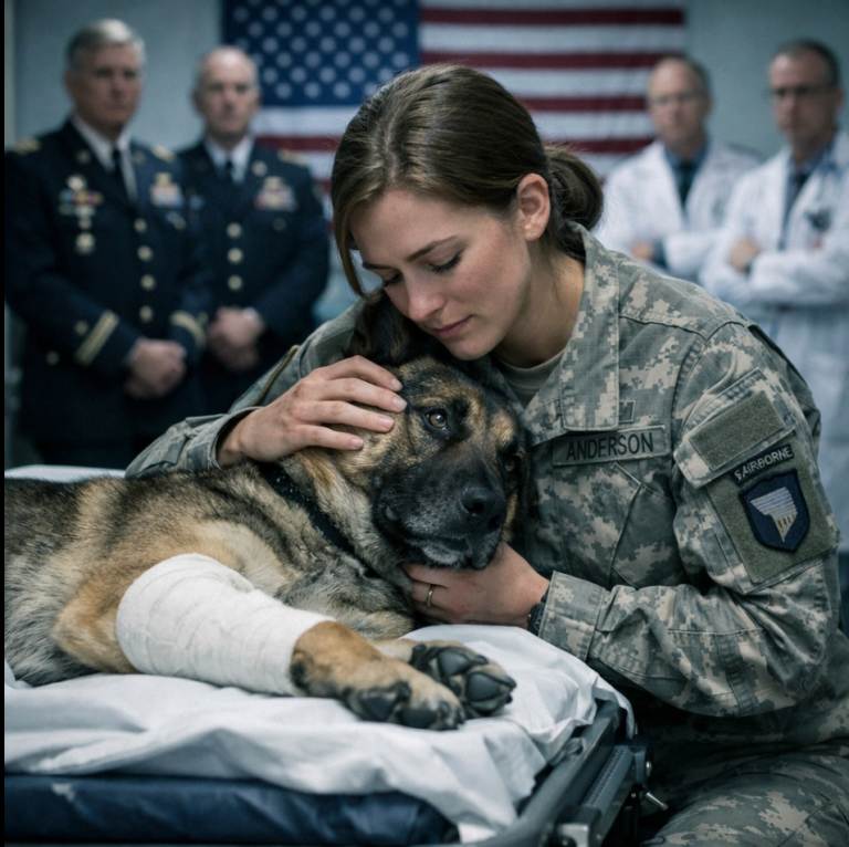 « C’est moi. » Un chien policier blessé a refusé d’être soigné, jusqu’à ce qu’un jeune SEAL prononce le code secret de l’unité. La clinique d’urgence de la base s’est mise en branle lorsque l’unité canine a été dépêchée à l’intérieur, l’air saturé d’ordres et de cliquetis de plateaux…