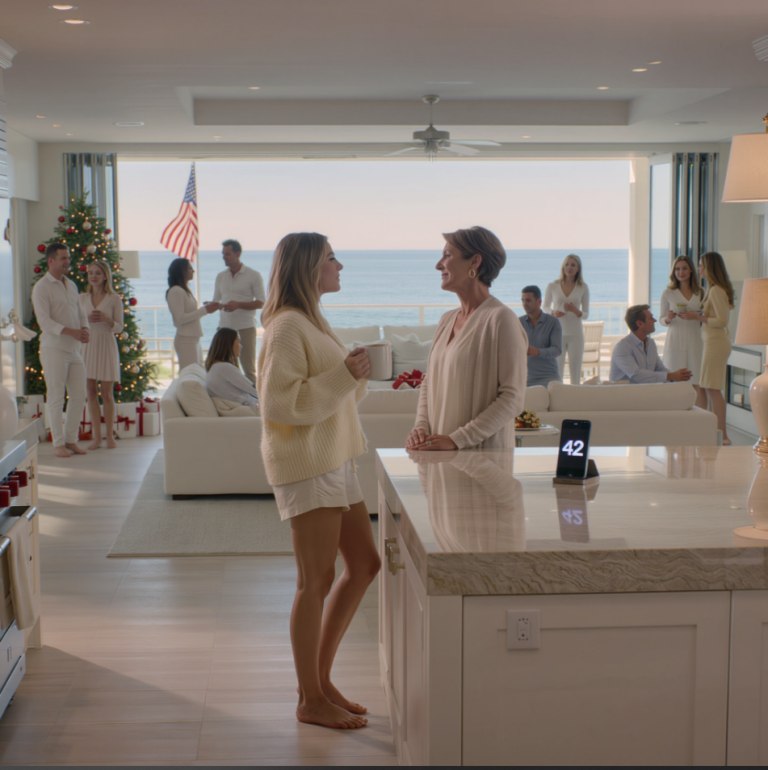 « Cette année, juste la vraie famille », m'a envoyé papa par SMS. J'ai répondu : « Ok, pas de problème ! » Il ignorait que je possédais une villa en bord de mer à 2 millions de dollars. J'ai invité tous ceux qu'ils avaient oubliés. Quelques heures plus tard, après que papa a vu nos photos de Noël sur Instagram sans eux… mon téléphone s'est mis à vibrer : 42 appels manqués.