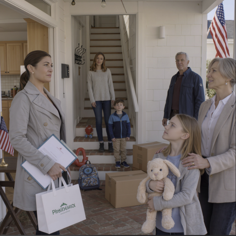 Pendant que ma fille de huit ans était hospitalisée, mes parents ont vidé notre chambre, vendu nos affaires et donné la place à ma sœur, puis ont lâché, l'air de rien : « Tu étais en retard de paiement. » Je n'ai ni pleuré ni protesté. J'ai fait un pas en silence. Trois mois plus tard, ils nous ont revus… et leurs visages se sont décomposés.