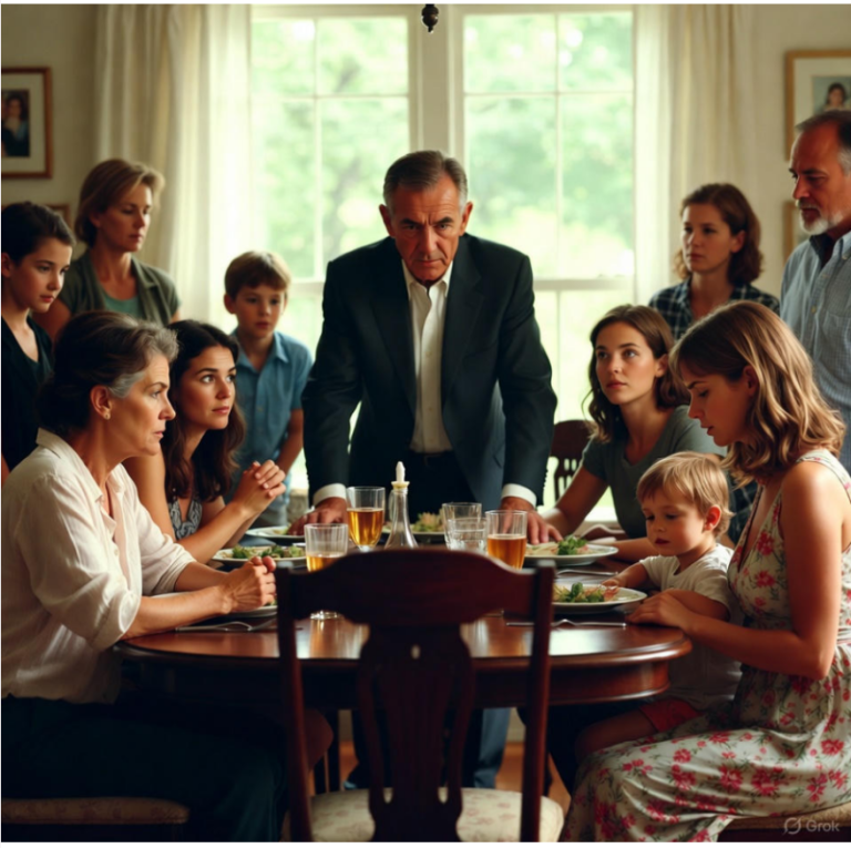 Mon père s'est levé et a annoncé : « C'est décidé. Et si quelqu'un n'est pas d'accord, il y a la porte. Ta sœur. »