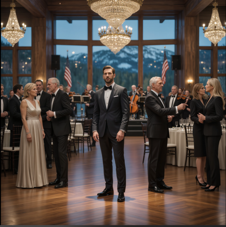 L'invitation disait : « Mountain Crest Resort — Daniel, ne venez pas. » J'ai répondu : « Bien compris. » Le jour de l'événement, le directeur du complexe s'est approché de mon père et a dit : « Monsieur, le propriétaire aimerait vous parler. » Puis il a regardé au-delà de lui… et m'a désigné du doigt. Mon père est devenu livide. La sécurité attendait mes instructions.