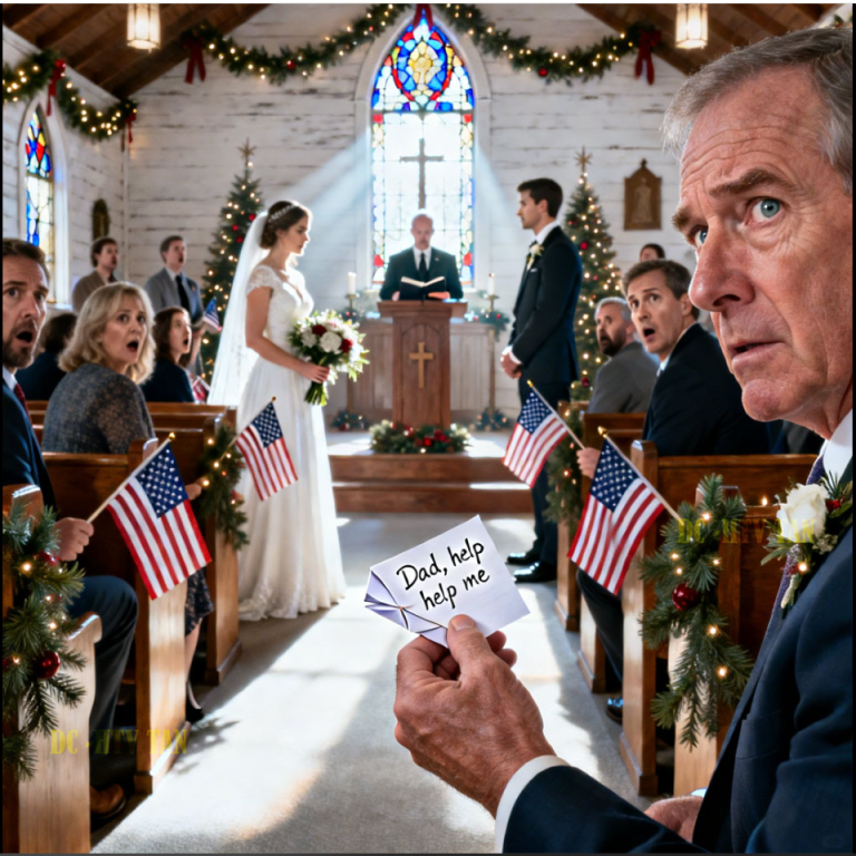 Au mariage, ma fille a sorti un morceau de papier de son bouquet et me l'a tendu : « Papa… »