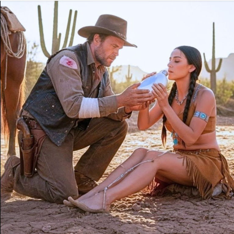 Ils ont abandonné la jeune Apache blessée dans le désert — jusqu’à ce qu’un cowboy solitaire enfreigne toutes les règles pour la sauver