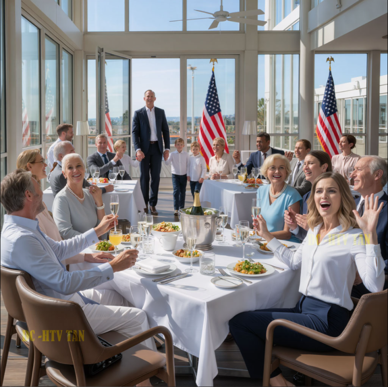 Lors du déjeuner d'anniversaire de maman, ma sœur a dit que je « mourrais seule » — puis mon mari et nos jumeaux sont entrés…