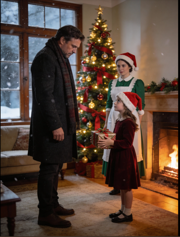 Ce milliardaire fêtait Noël seul chaque année — jusqu’à ce que la gouvernante prononce six mots qui l’ont fait fondre…