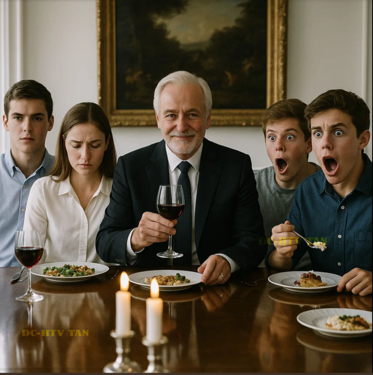 « Tu n’es même pas la moitié de l’homme que mon fils de 16 ans est ! » a lancé le riche père de ma femme pendant le dîner. J’ai insisté…