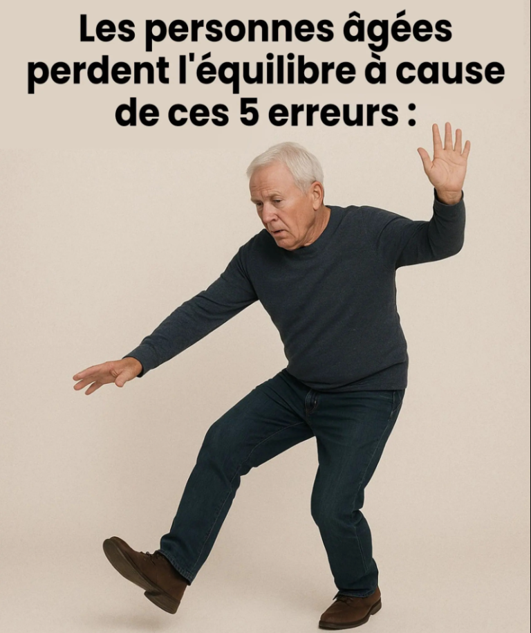 5 erreurs courantes qui font perdre l’équilibre aux personnes âgées