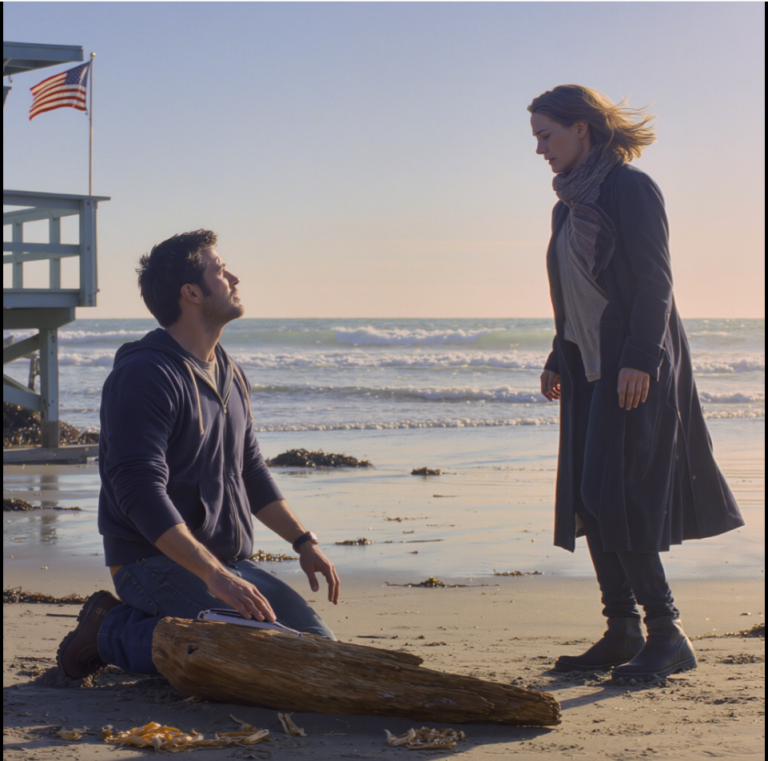 Elle est venue me voir sur la plage après trois ans sans contact… et j’ai su pourquoi elle était là.
