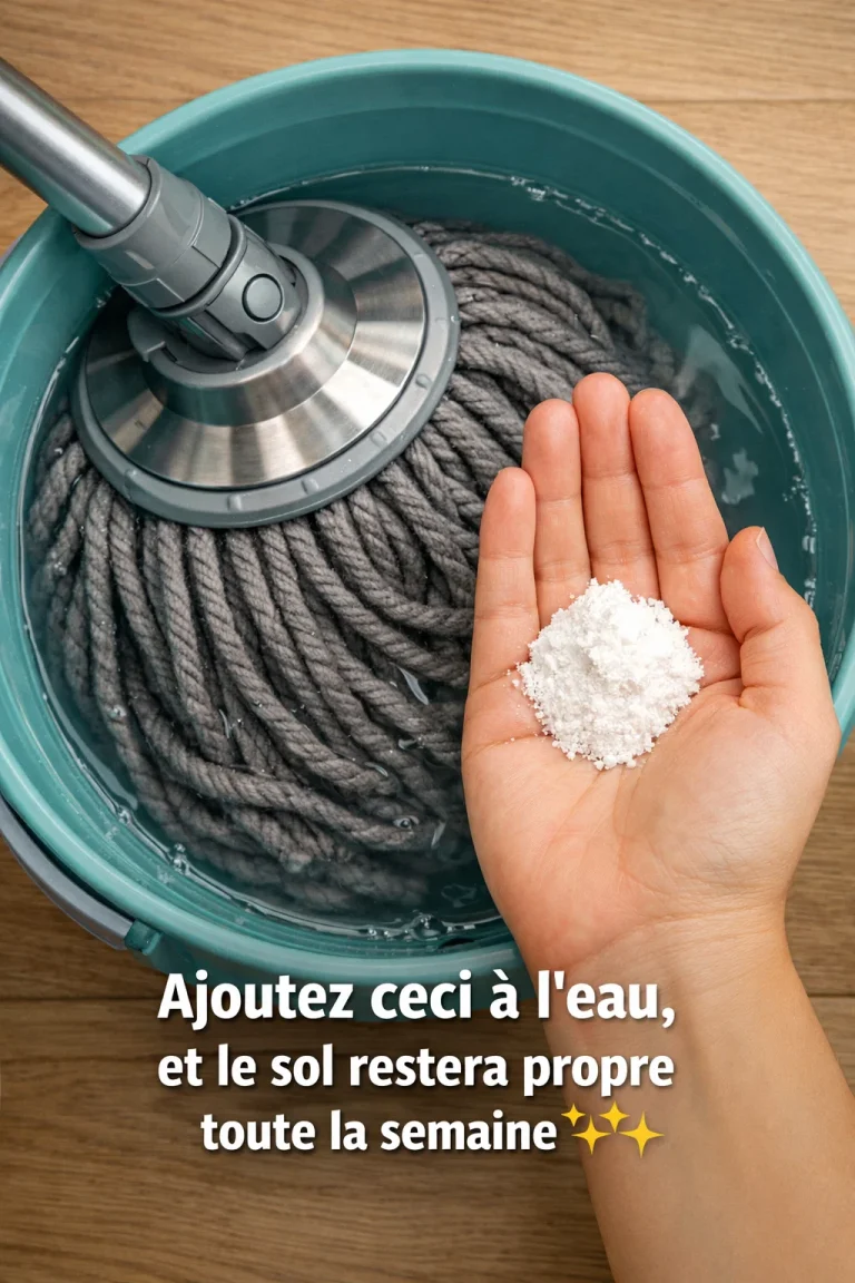 Mettez cet ingrédient dans votre seau et votre sol restera net toute la semaine