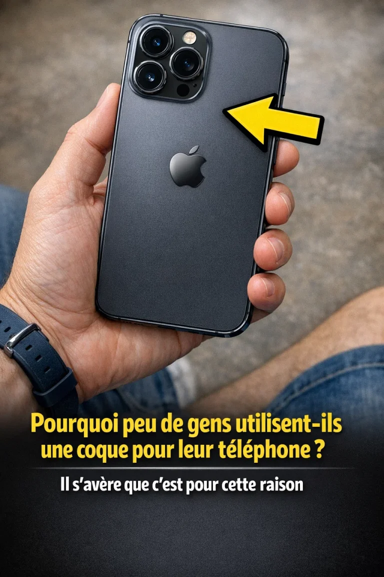 Pourquoi peu de gens utilisent-ils un étui pour leur téléphone ?