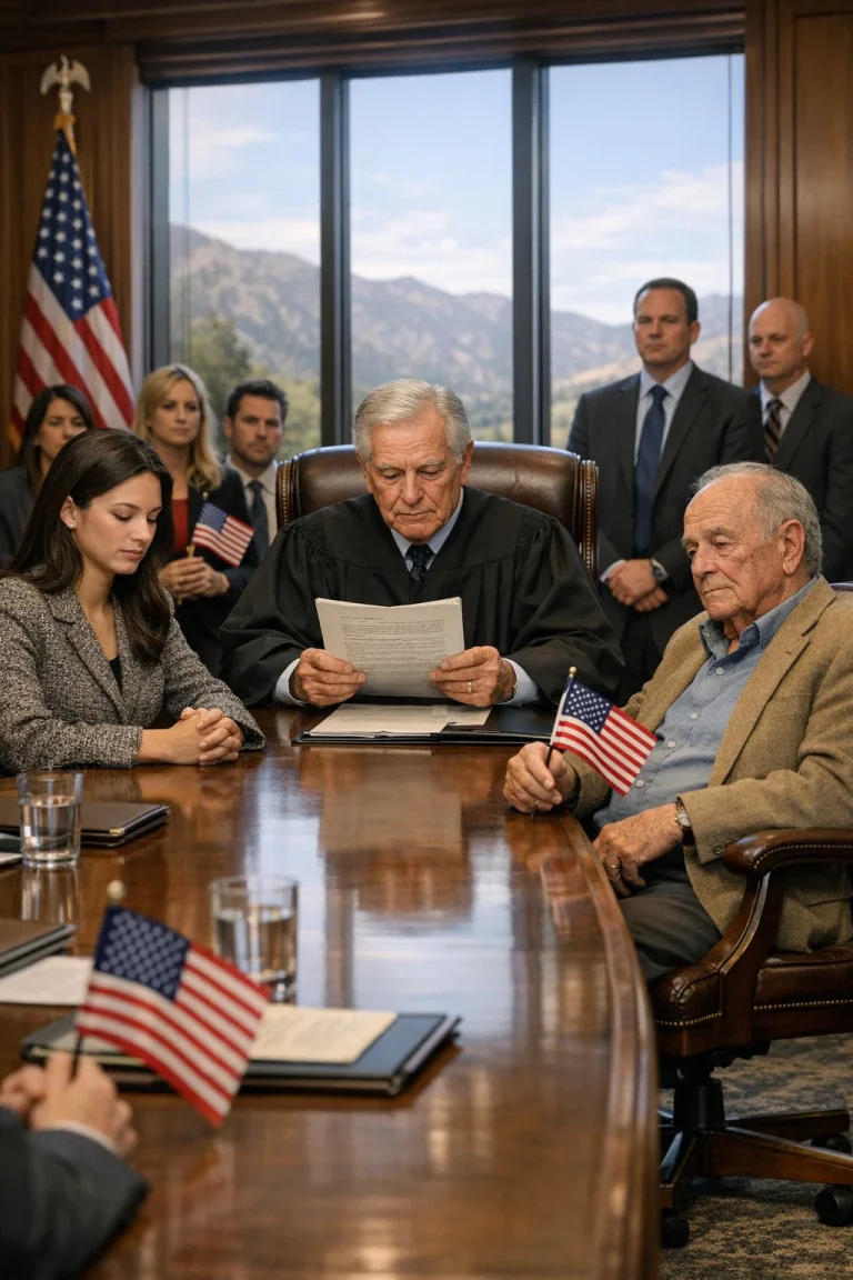 Ma grand-mère m'a légué son chalet de montagne d'une valeur de 1 360 000 $. Mon père, qui m'avait renié à 18 ans, s'est présenté à la lecture du testament, souriant : « Ensemble, nous en ferons une entreprise familiale. » Mais lorsque le juge est arrivé à la dernière clause, tous les présents ont poussé un cri d'effroi ; leurs sourires se sont instantanément effacés…