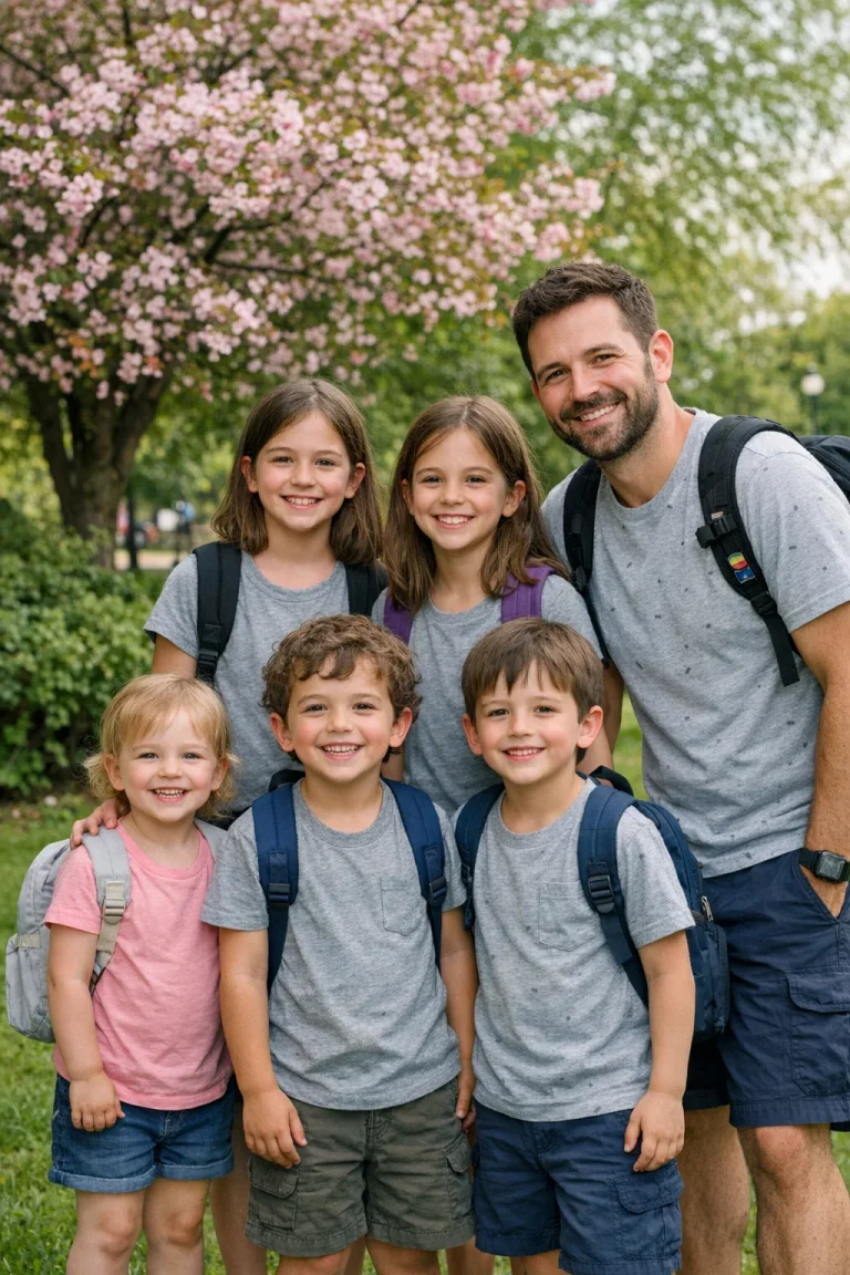 Après que sa femme l’ait quitté, le laissant seul avec leurs cinq enfants, dix ans plus tard elle revient et reste sans voix face à tout ce qu’il a accompli.