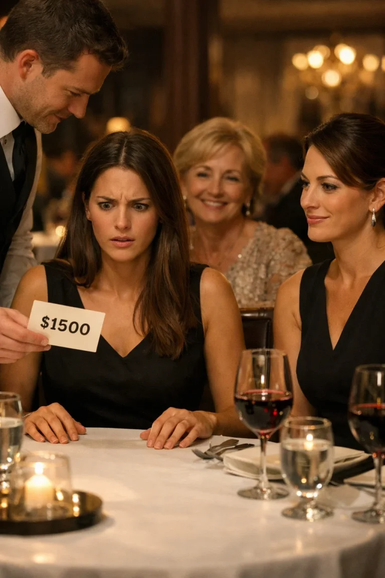 MA MÈRE A DIT QUE MA SŒUR ÉTAIT LA FILLE DONT ELLE ÉTAIT FIÈRE, PUIS LE SERVEUR M'A RENDU UNE BILLET DE 1500 $…