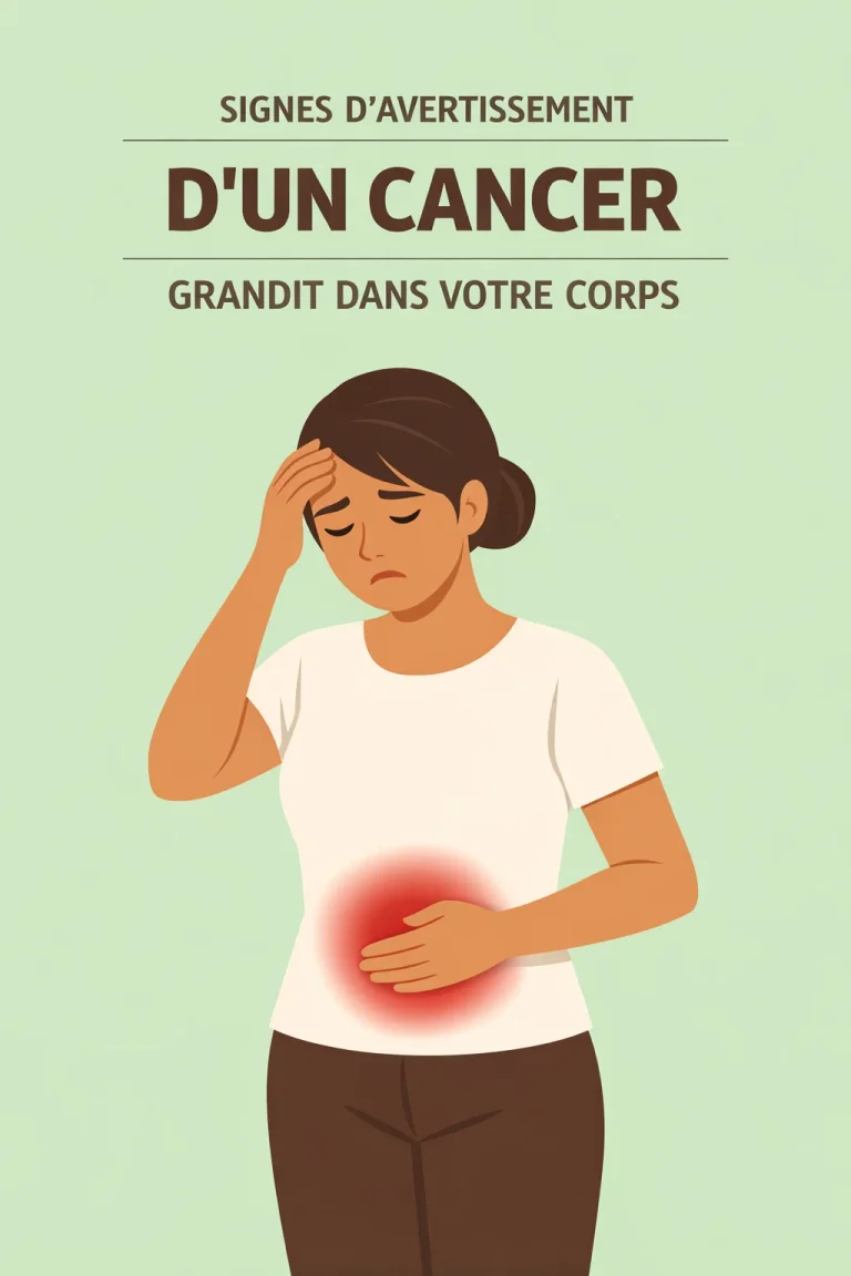5 signes avant-coureurs que le cancer peut se développer dans votre corps