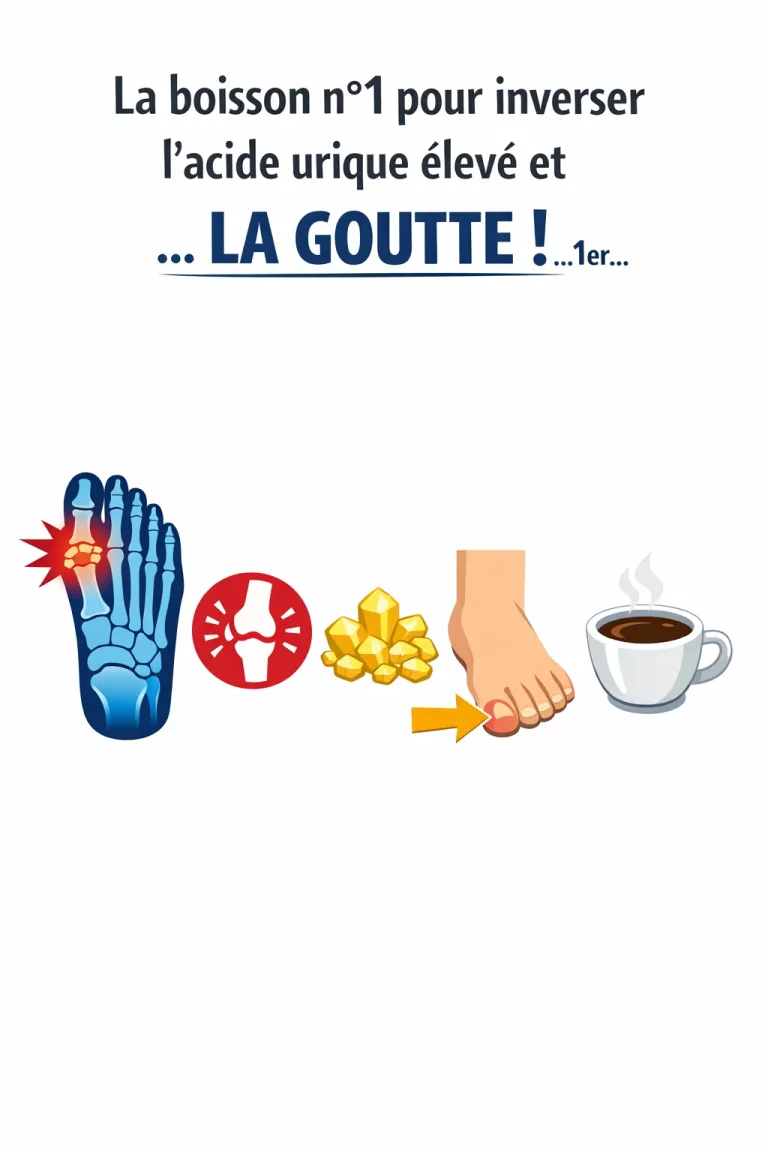 « Mon gros orteil était en feu… Jusqu’à ce que je découvre ces 5 boissons qui éliminent l’acide urique naturellement ! »