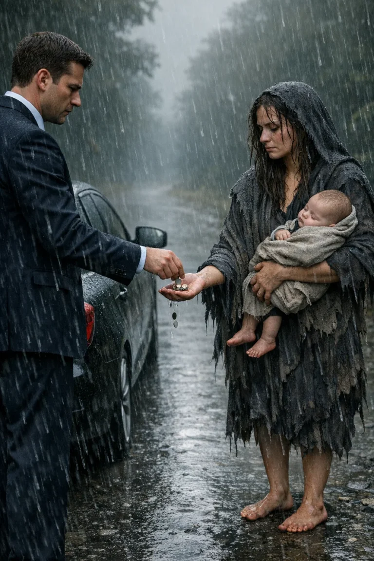 Un millionnaire, alors qu’il se rend à l’aéroport, aperçoit un mendiant avec un enfant sous la pluie et lui remet les clés de sa maison ! Mais quand il revient, il est bouleversé par ce qu’il découvre… OMG !