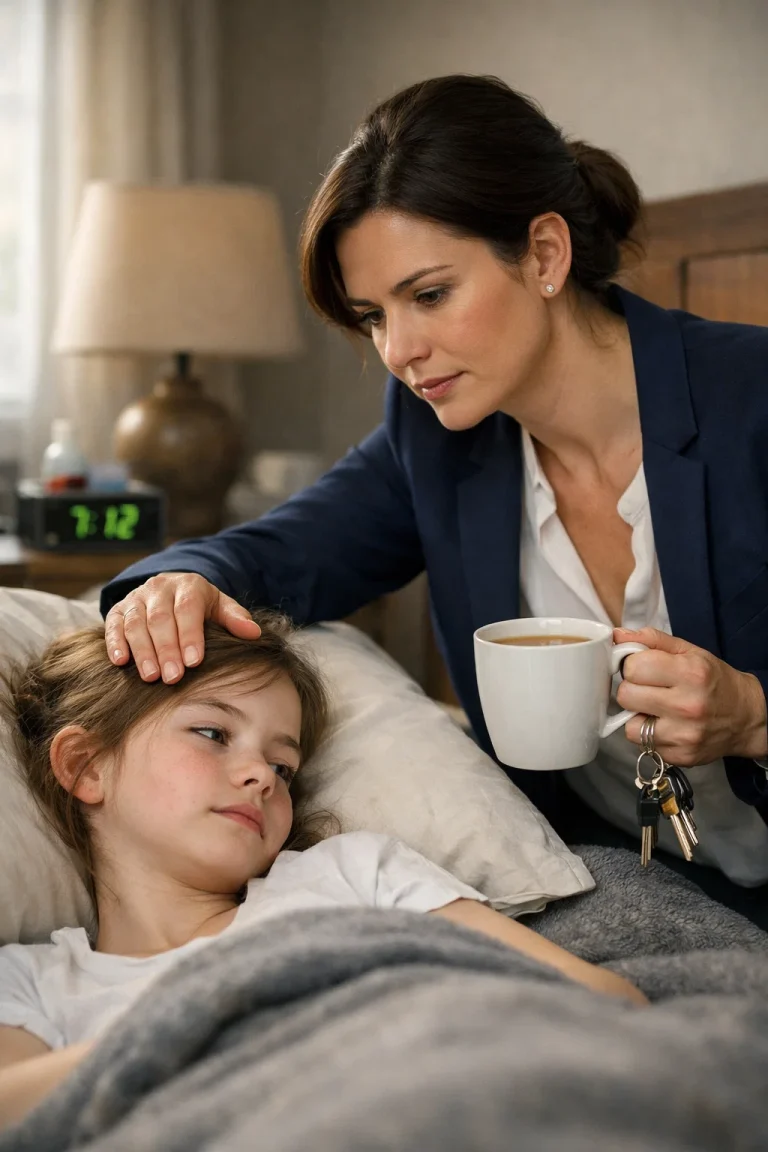 Une fillette simule une maladie et surprend sa tante en train de glisser quelque chose dans le manteau de sa mère : la police pourrait être appelée ce soir.