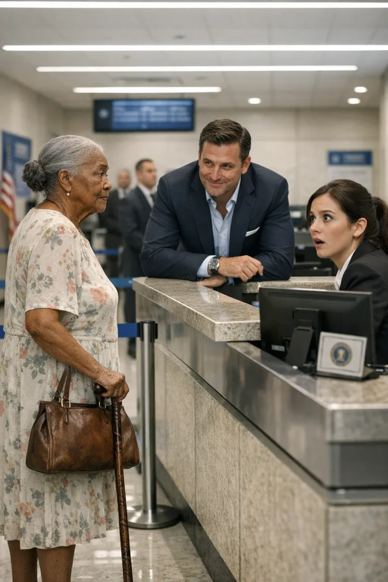 « JE VEUX JUSTE VÉRIFIER MON SOLDE », A DIT LA FEMME NOIRE DE 90 ANS. Le millionnaire a ri… JUSQU'À CE QU'IL VOIT L'ÉCRAN.